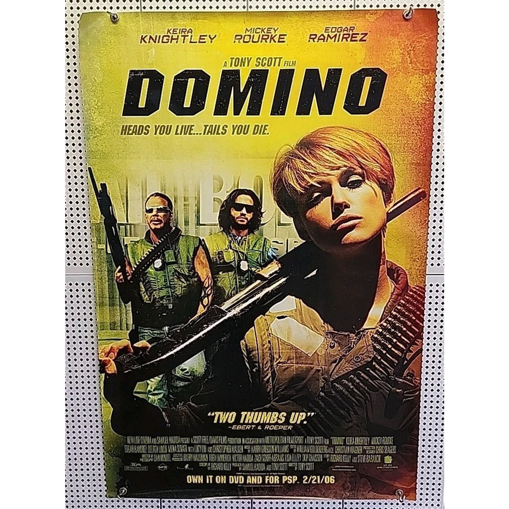 Domino Movie Poster 27x40 Video Store PROMO
