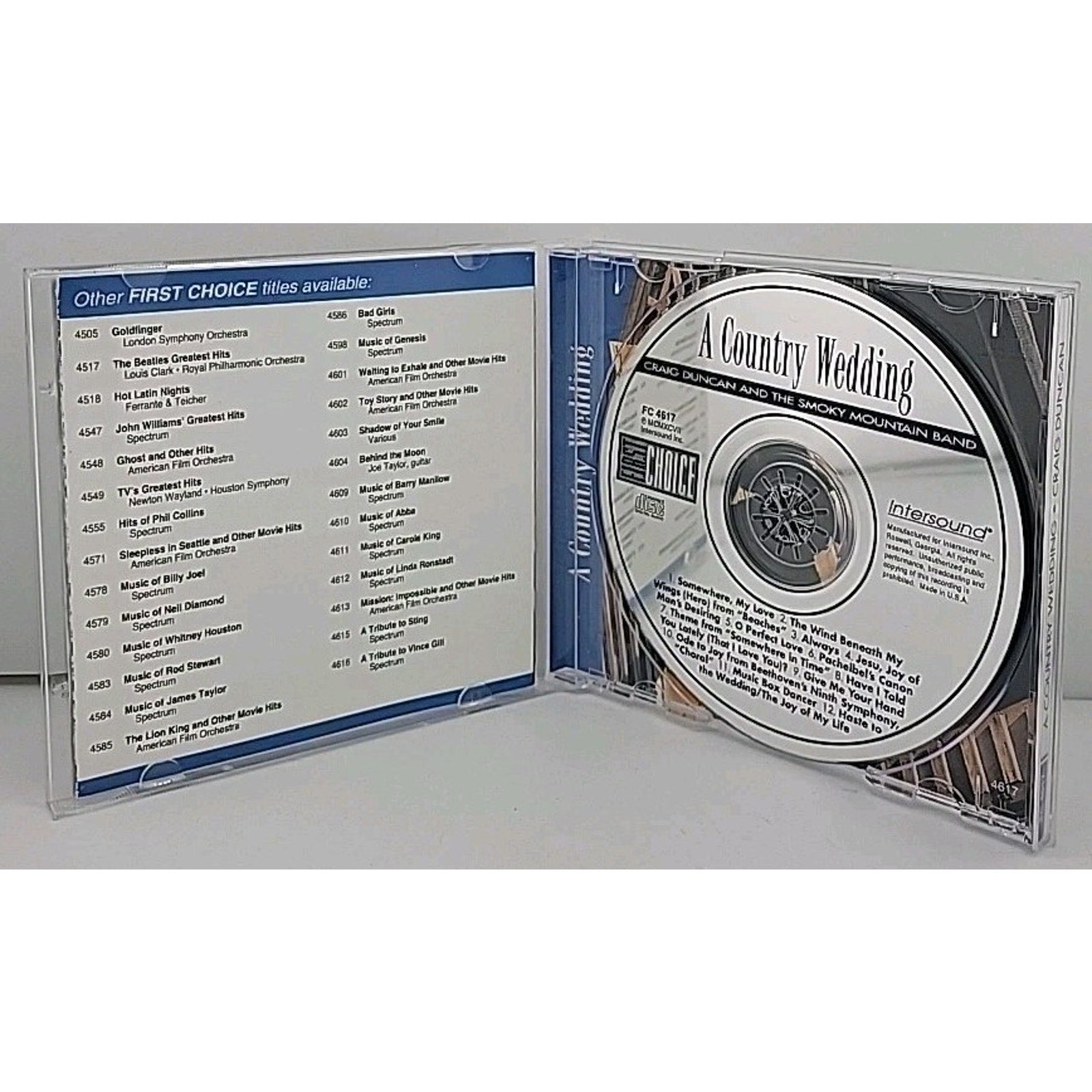 A Country Wedding [Intersound] by Various Artists (CD, Apr-1997, Compendia Music