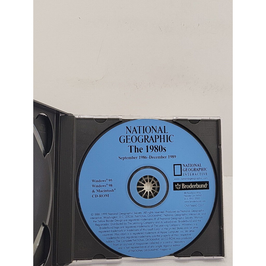 NATIONAL GEOGRAPHIC magazine the 1980's interactive CD-ROM set Windows