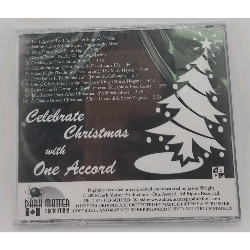 Celebrate Christmas With One Accord CD - Dark Matter Productions *Brand New*