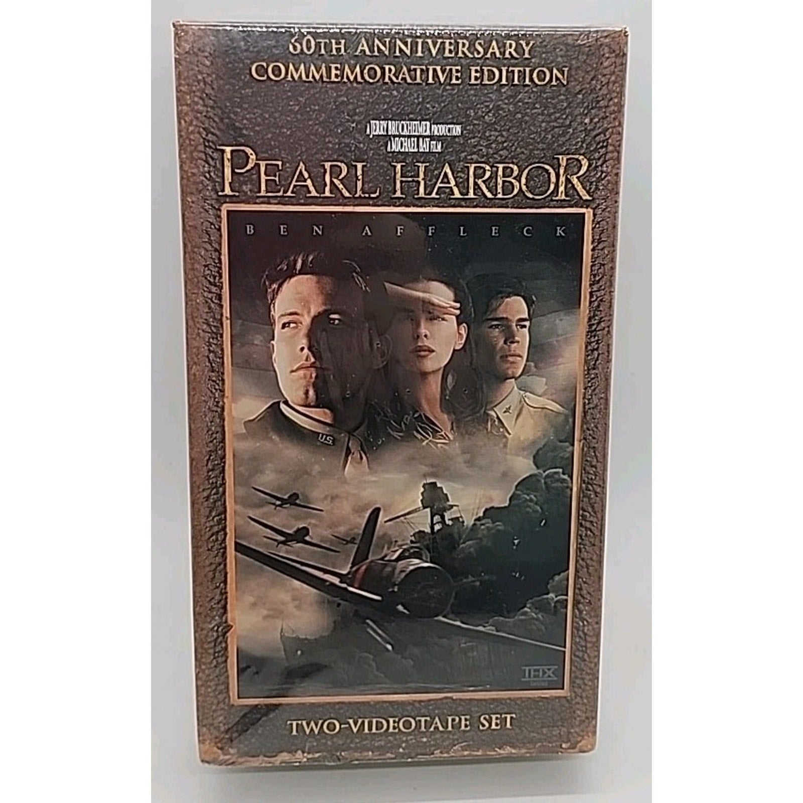 Pearl Harbor (VHS, 2001, 2-Tape Set, Pan Scan 60th Anniversary) *Brand New*