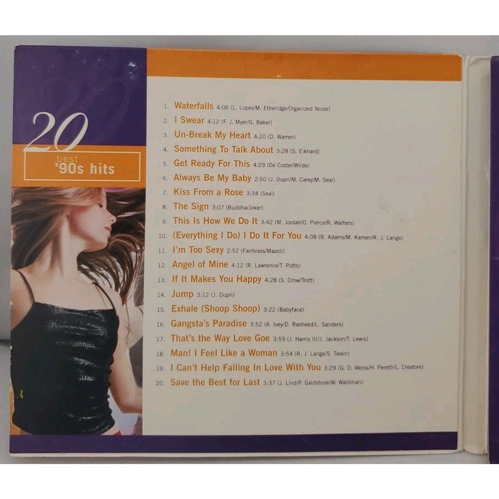 20 Best of 90s Hits by Starlite Singers (CD, 2006)
