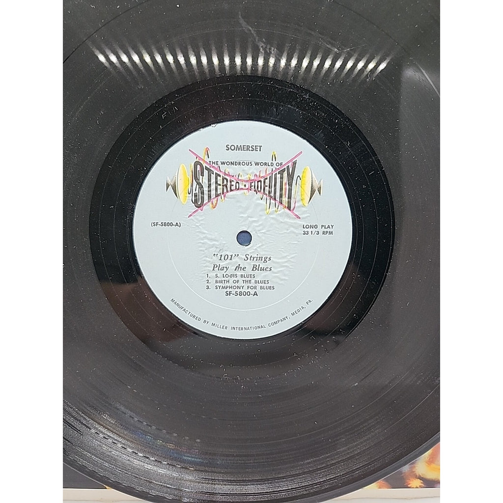 101 Strings Play The Blues (Vinyl, 1958) Somerset SF-5800 (Record)