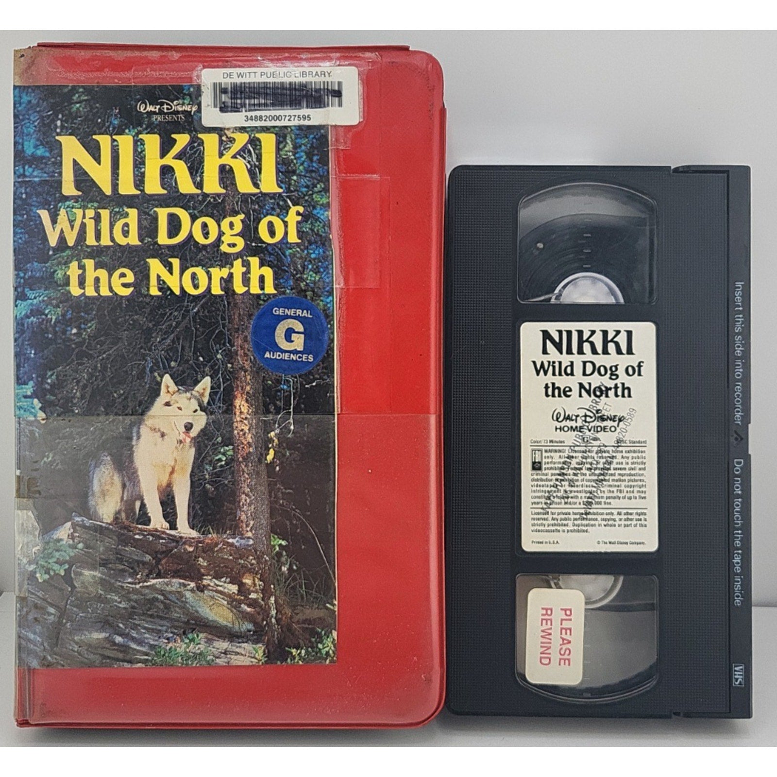 Nikki - Wild Dog of the North (VHS, 1997)