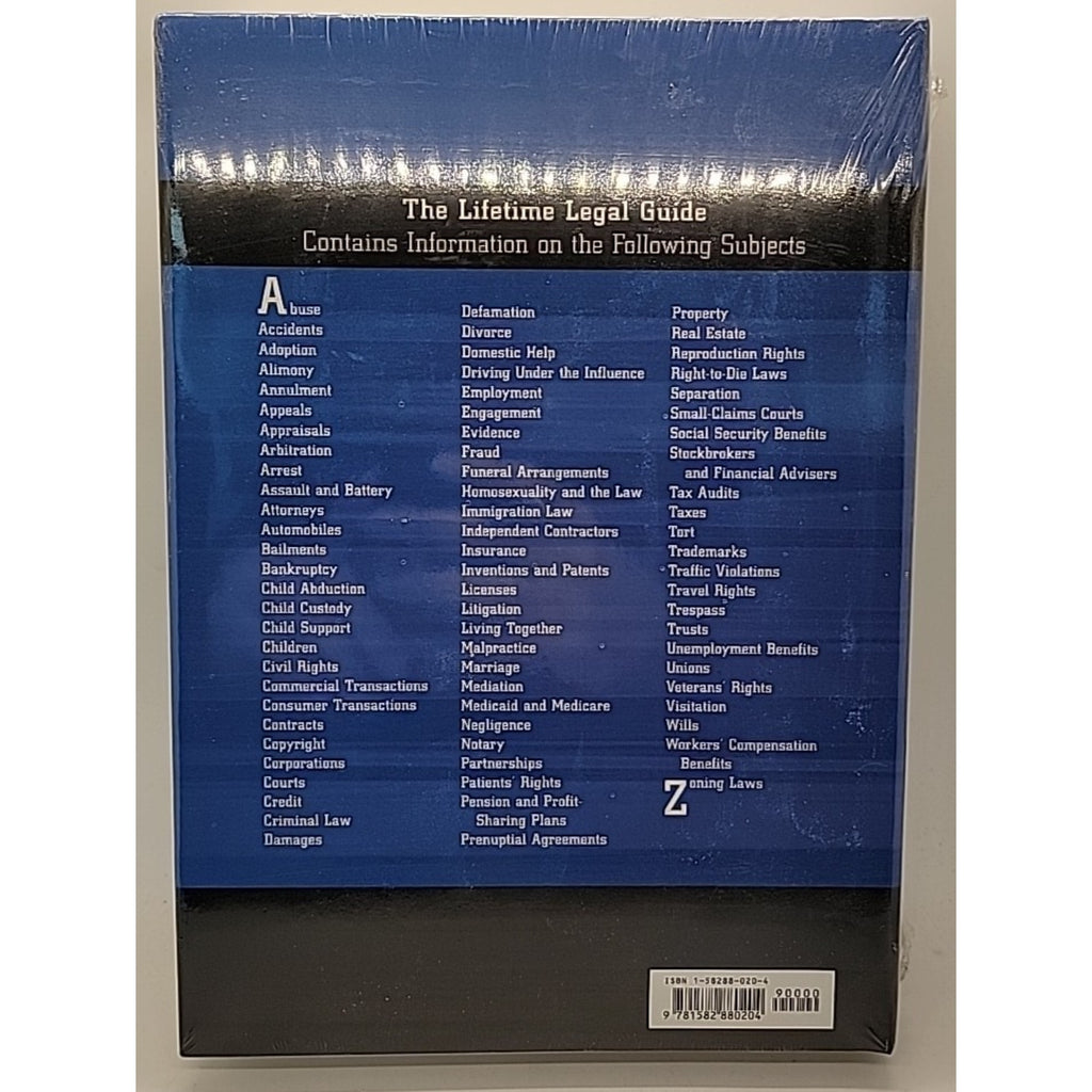 Lifetime Legal Guide, 21st Century Edition - Hardcover By Sack, Steven M *New*