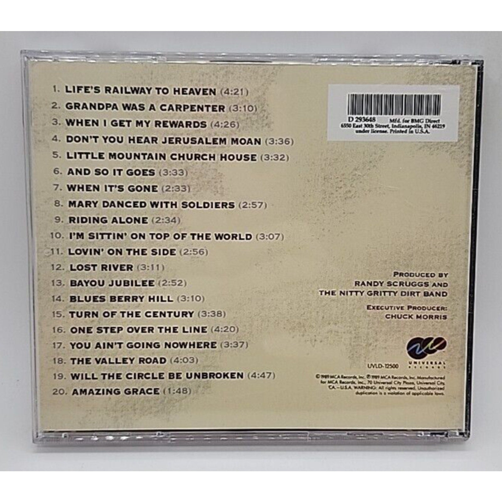 Will Circle Be Unbroken 2 by Nitty Gritty Dirt Band (CD, 1990)
