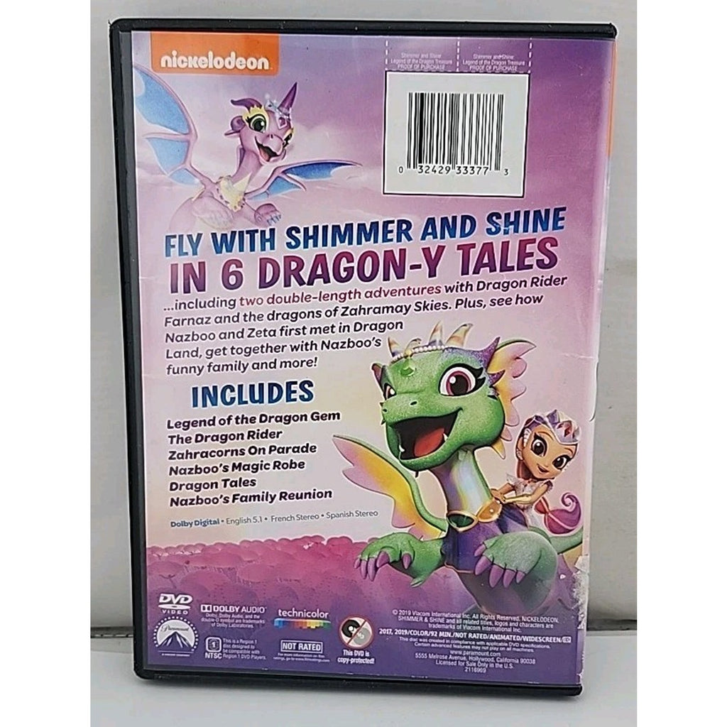 Shimmer and Shine: Legend of the Dragon Treasure (DVD)
