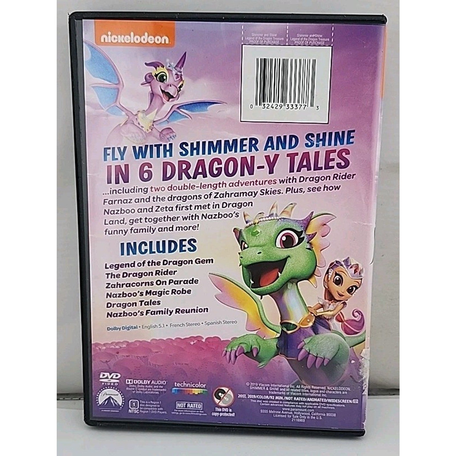 Shimmer and Shine: Legend of the Dragon Treasure (DVD)