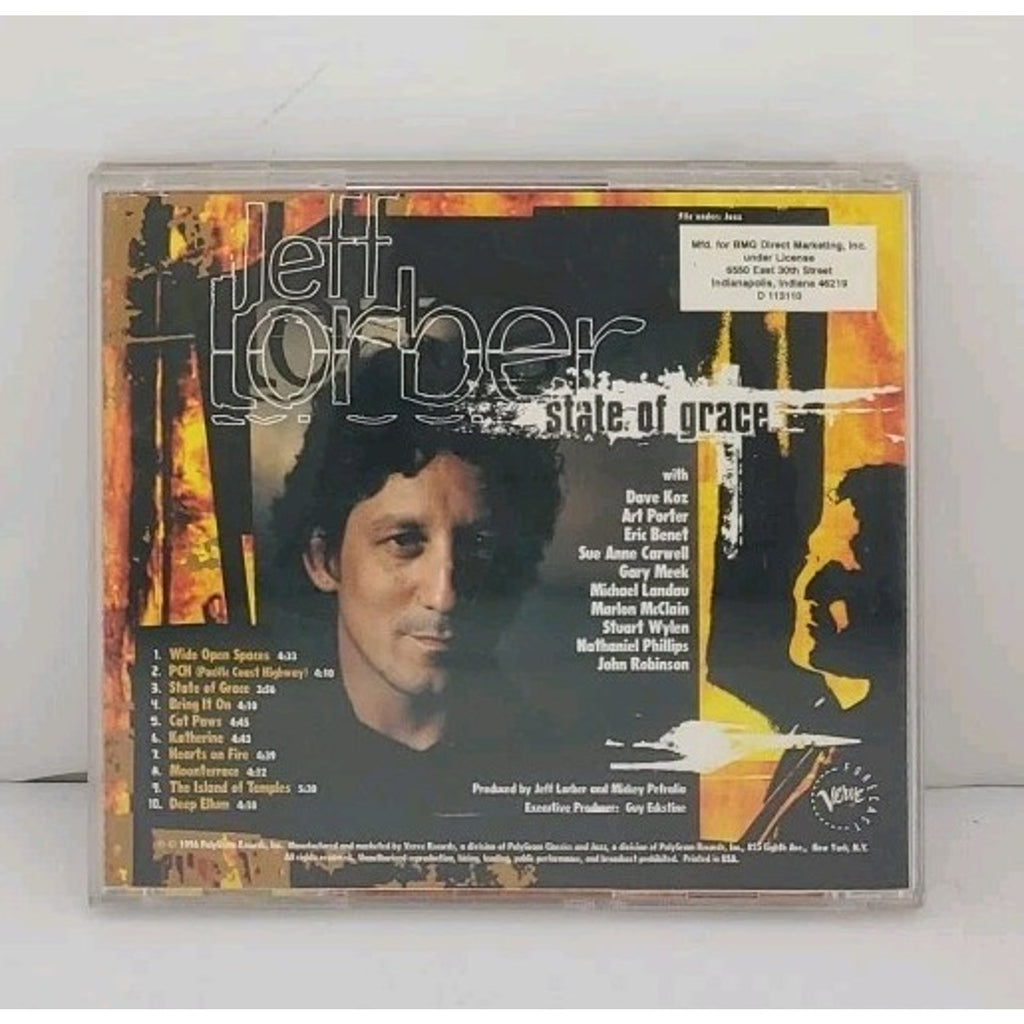 State of Grace by Jeff Lorber (CD, 1996)