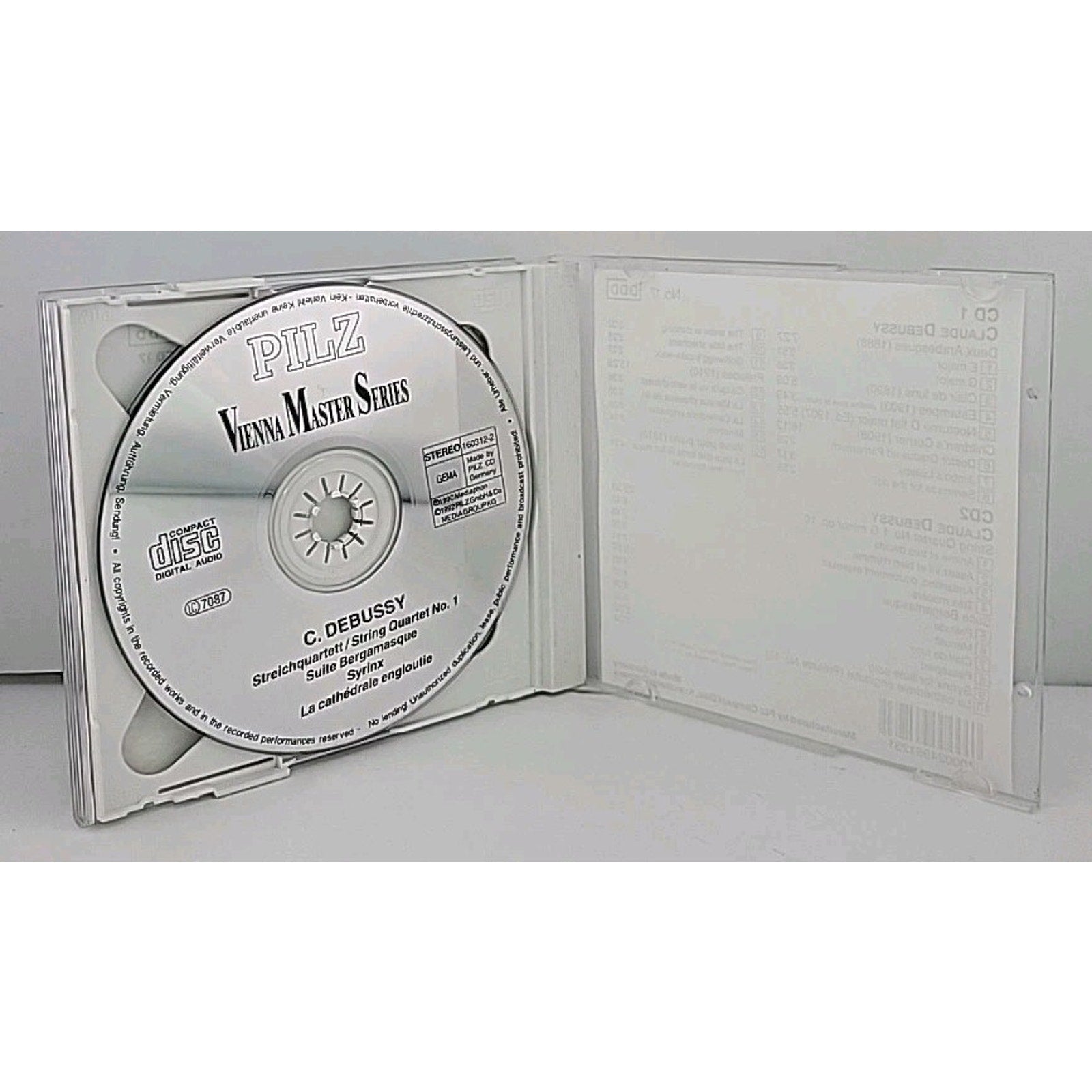 Claude Debussy - Piano Works, String Quartet No. 1, Suite Bergamasque - 2 CDs