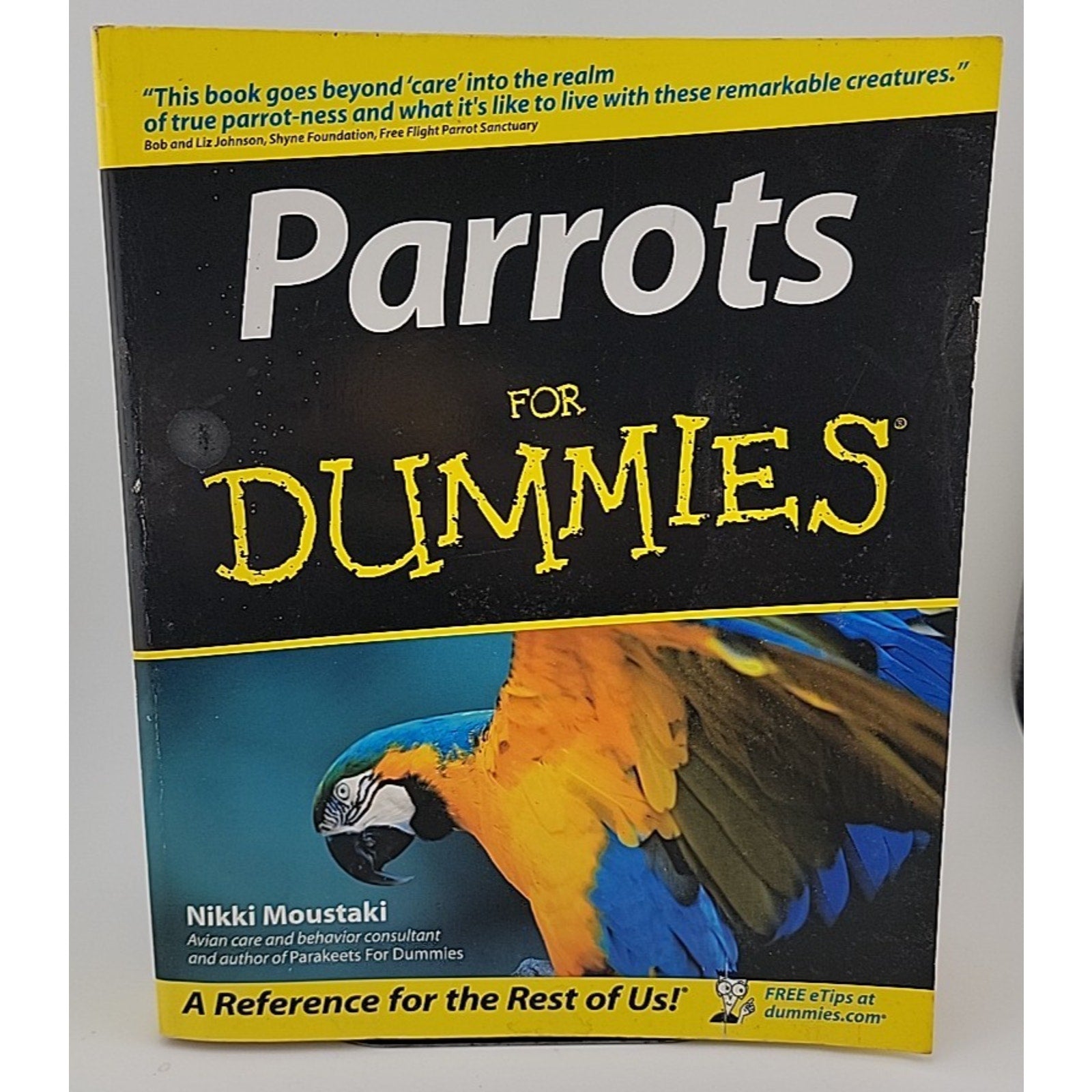 Parrots for Dummies by Nikki Moustaki (2005, Trade Paperback)