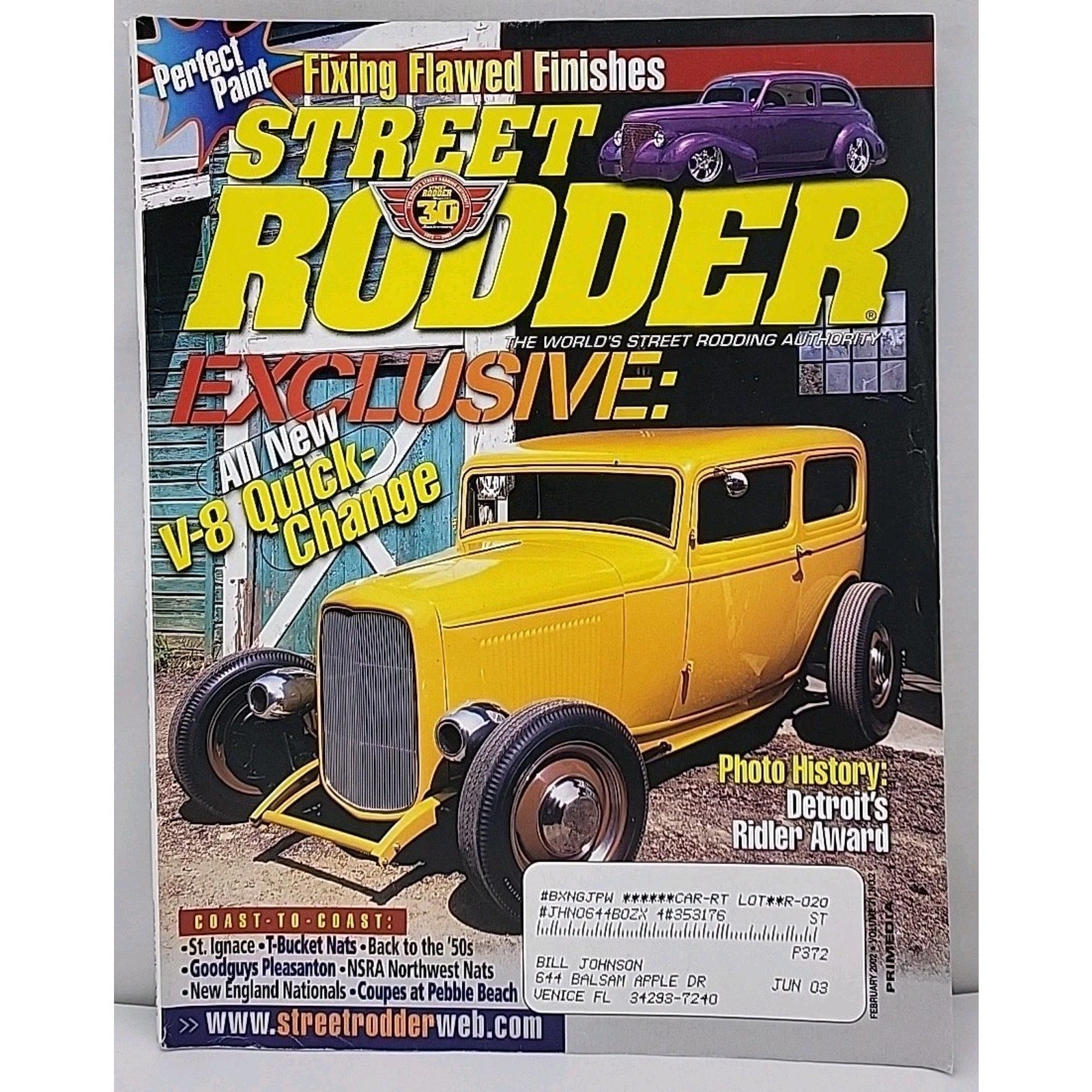 Street Rodder Magazine - February 2002 - Vol. 31 No. 2