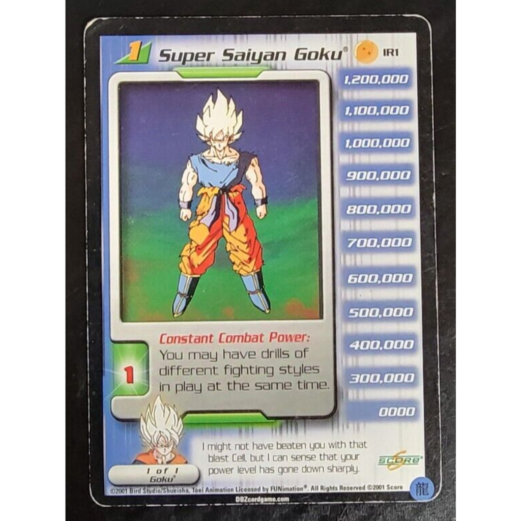 Dragon Ball Z Trading Card - Super Saiyan Goku #IR1
