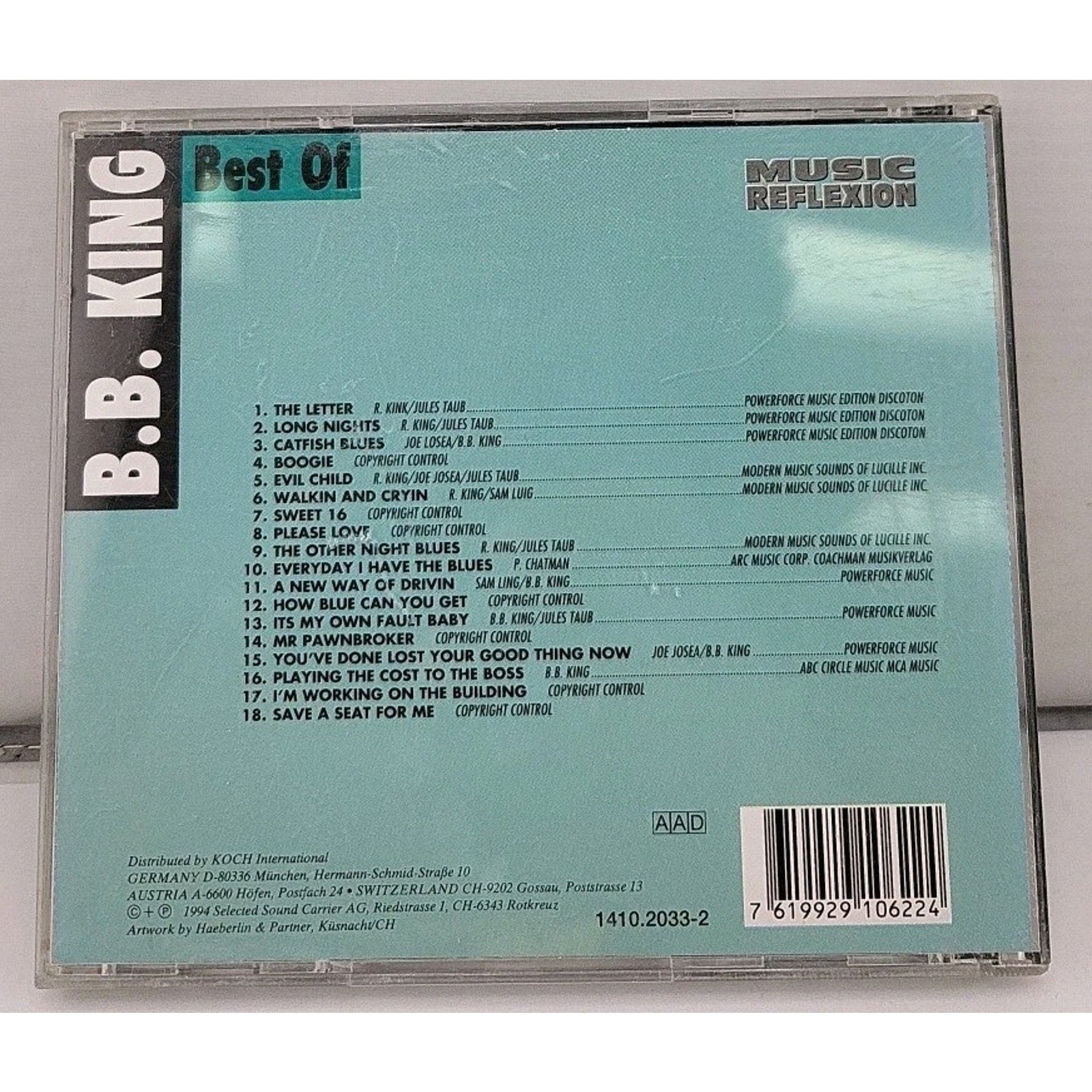 Best Of B.B King CD