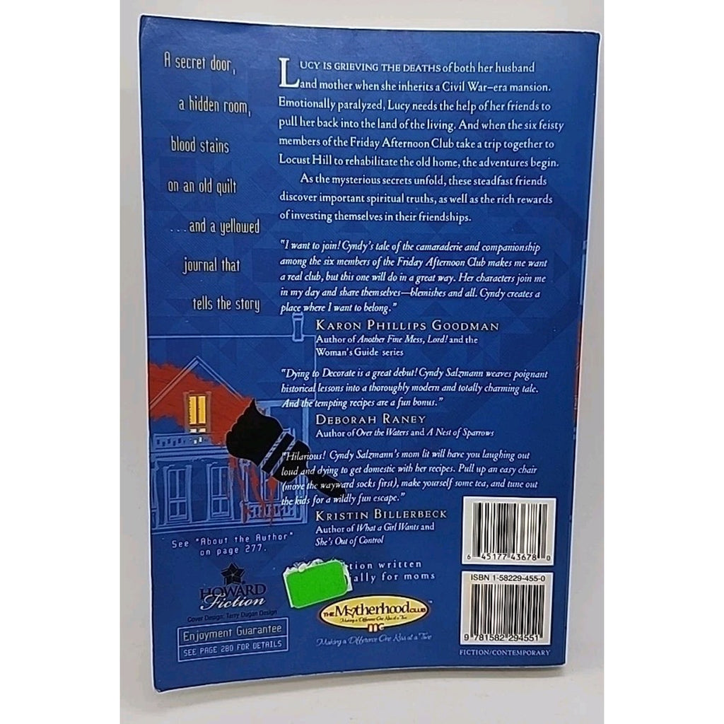 Dying to Decorate by Cyndy Salzmann (2005, Trade Paperback)