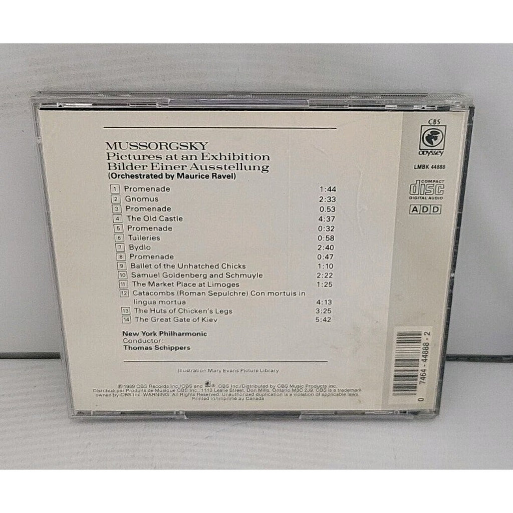 Mussorgsky • Pictures At An Exhibition • Schippers CD
