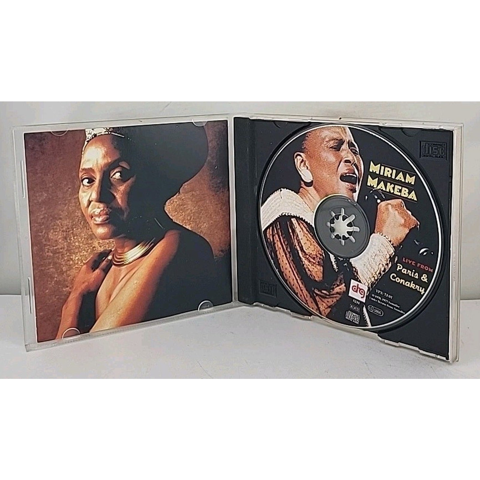 Live from Paris & Conakry by Miriam Makeba (CD, 1996)