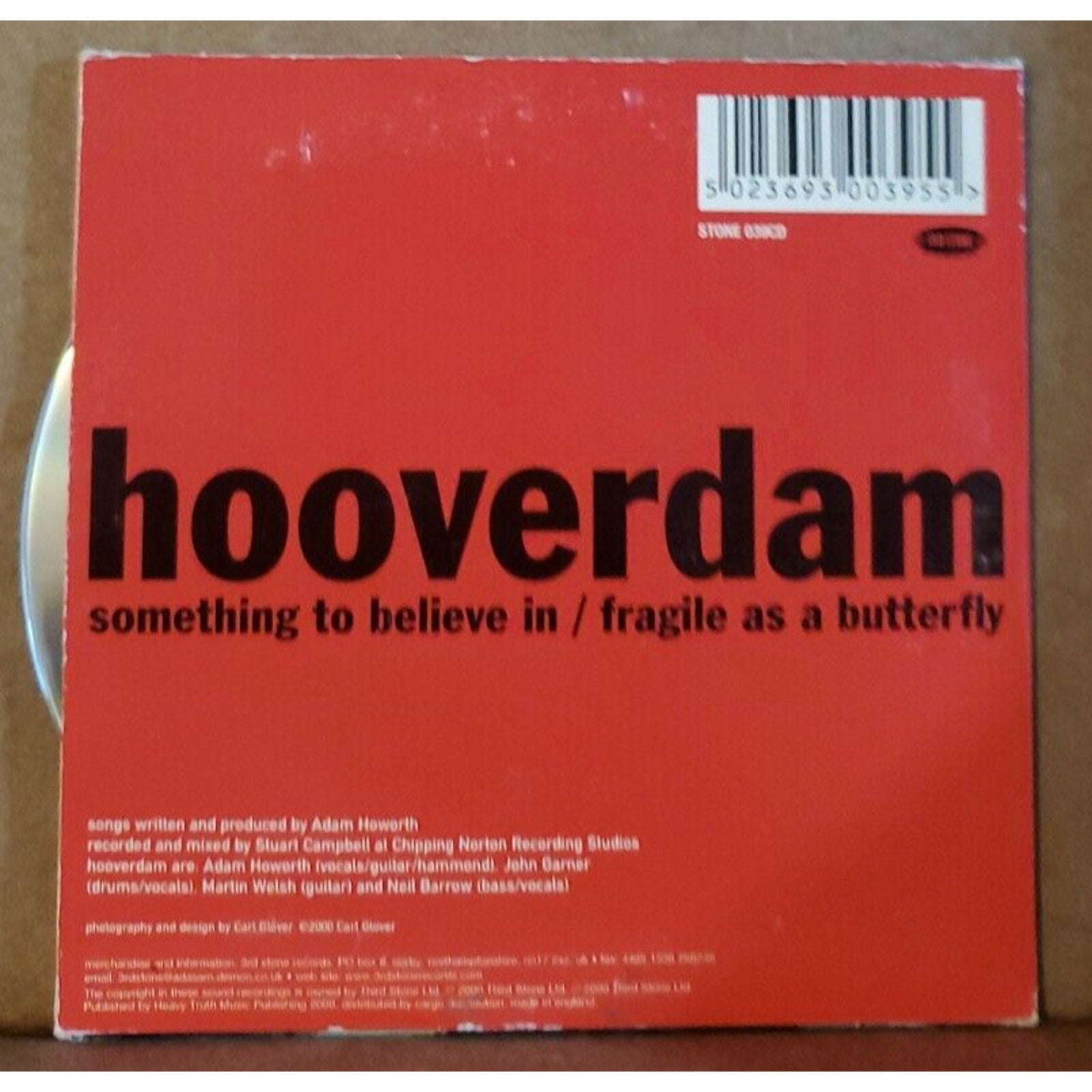 Hooverdam - Something To Believe In - 2000 UK Import CD