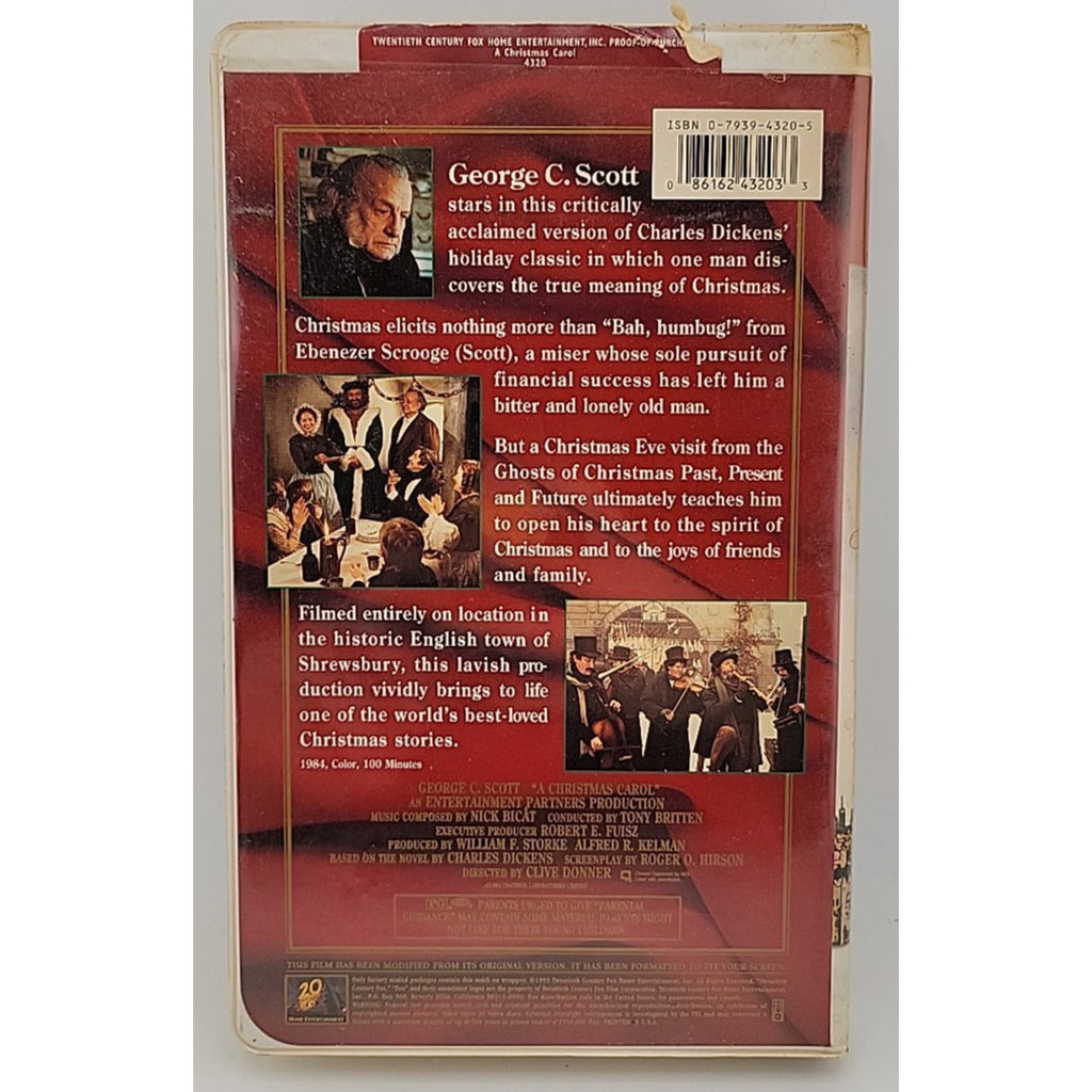 A Christmas Carol (VHS, 1995)