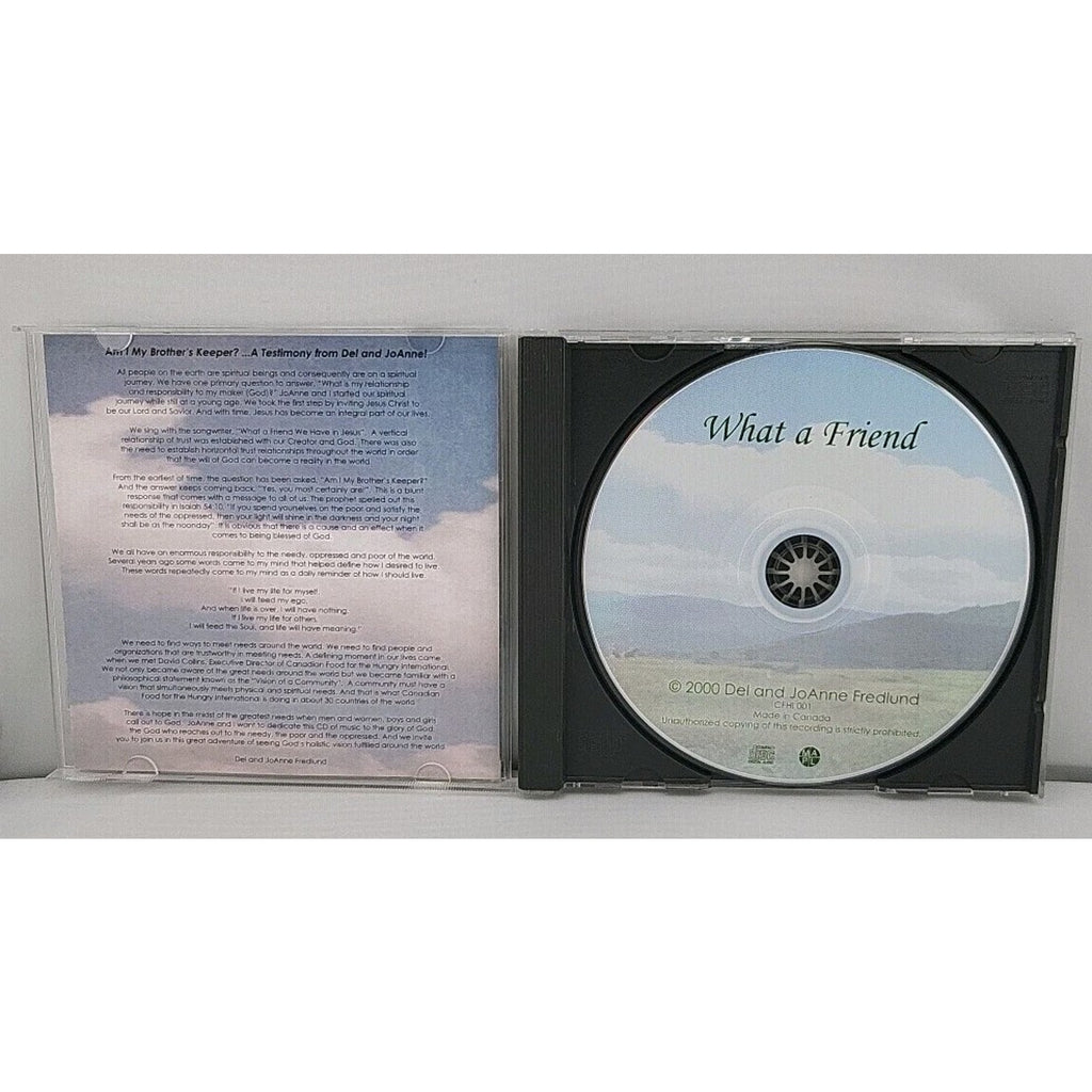 Del And Jo Anne Fredlund What A Friend CD