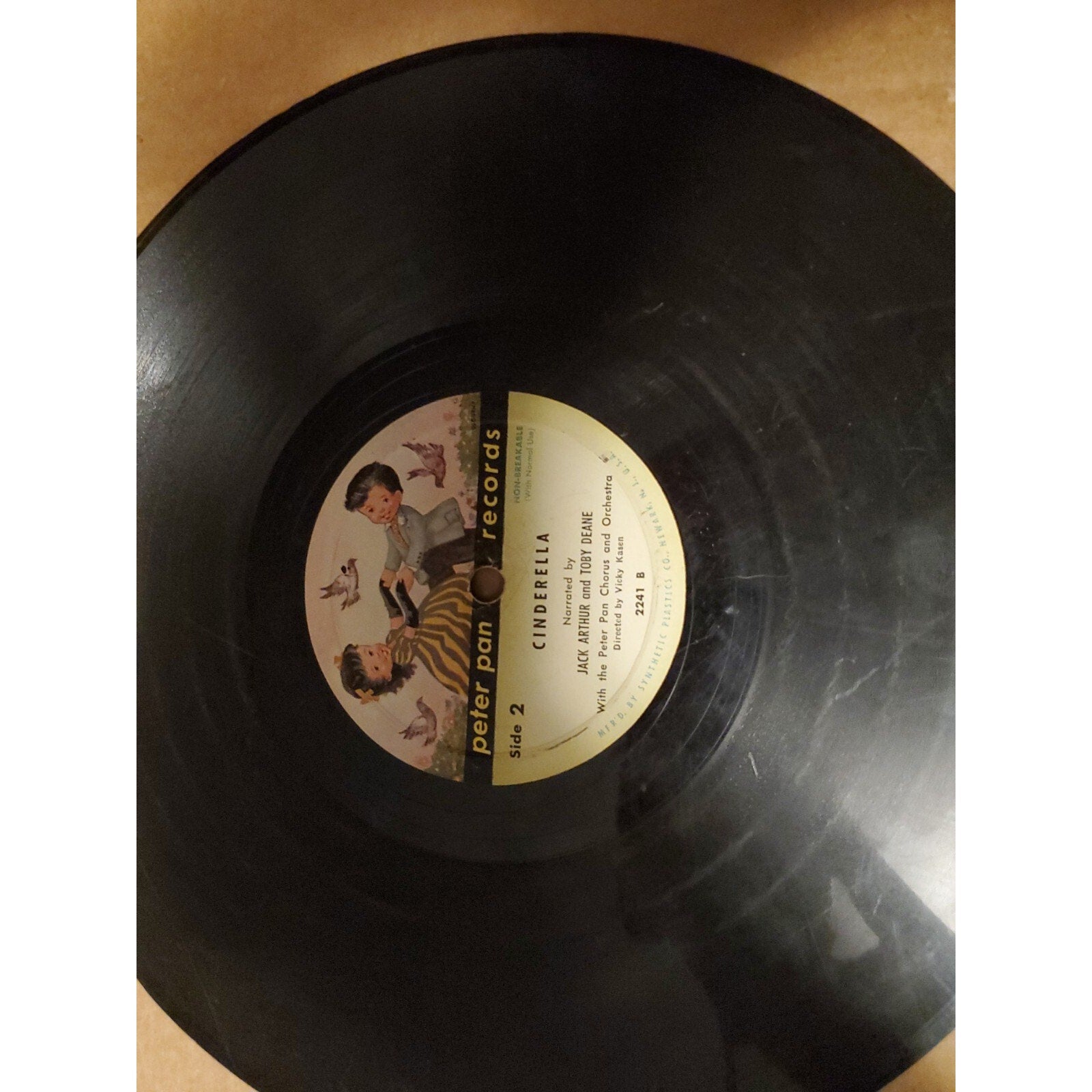 Cinderella Jack Arthur And Toby Deane (Record)