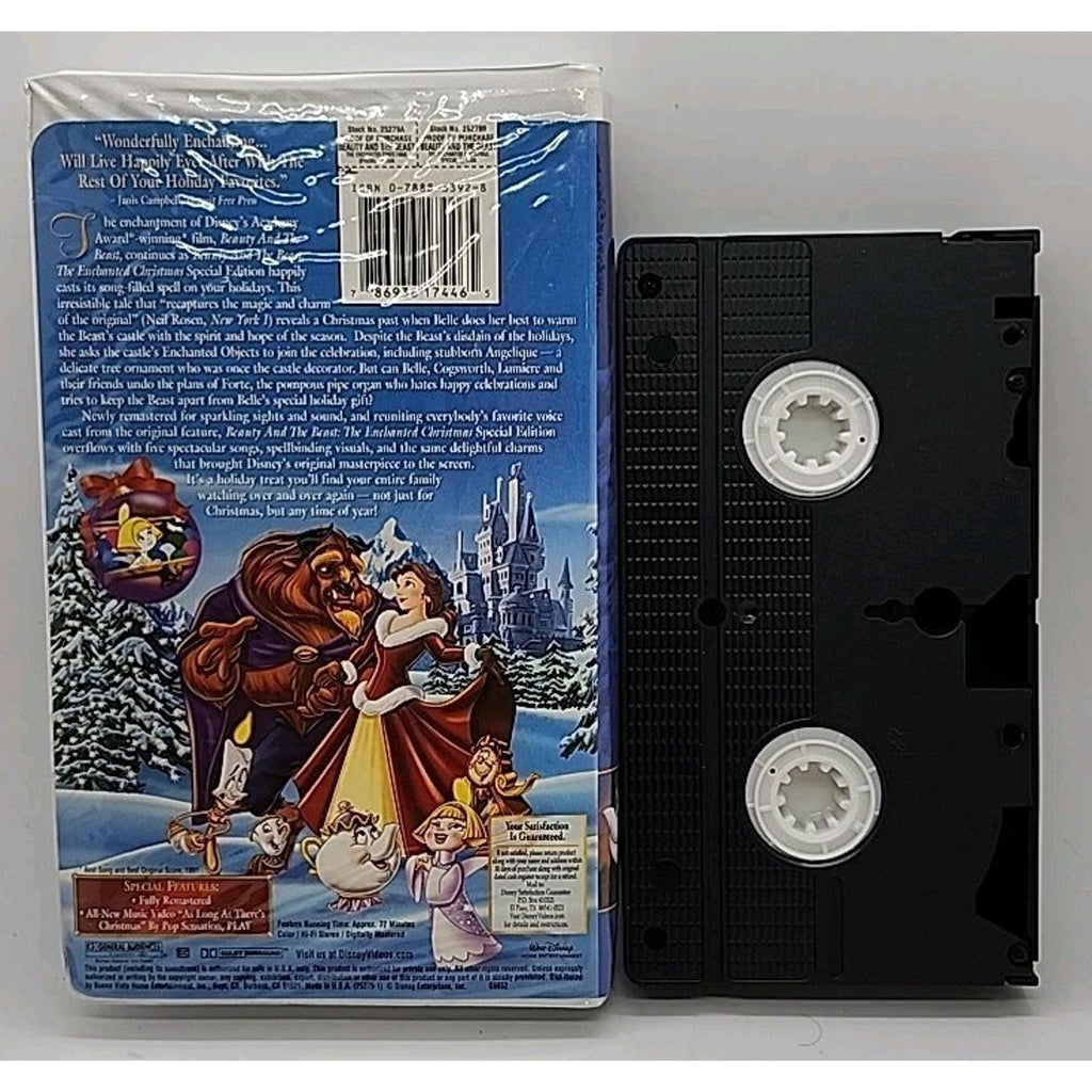 Beauty and the Beast: An Enchanted Christmas (VHS, 2002)