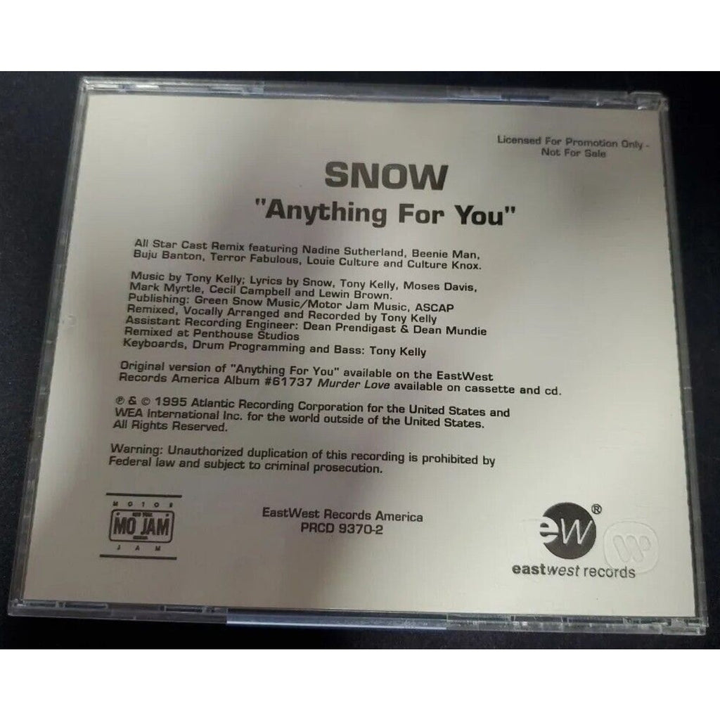 Snow Anything For You (All Star Cast remix) (CD)