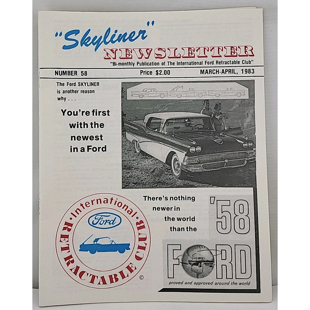 Skyliner Newsletter - March-April 1983 Number 58