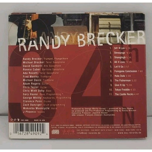 34th N Lex by Randy Brecker (CD, 2003)
