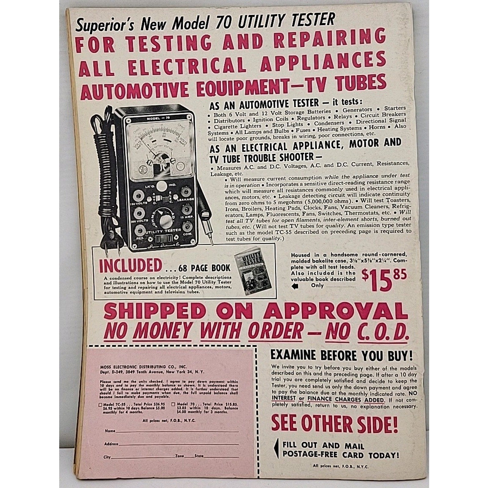 Auto Mechanics Magazine August 1956
