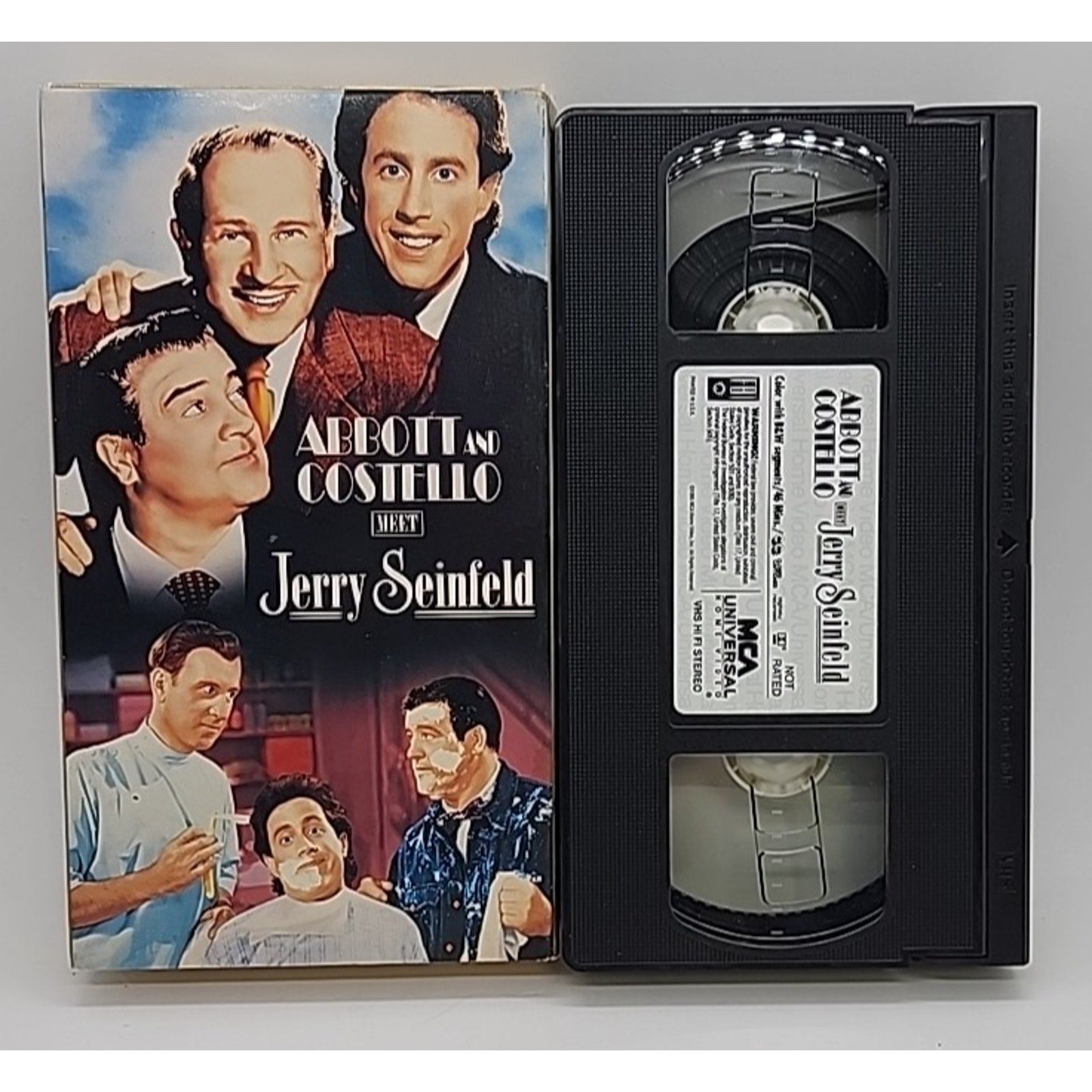 Abbott and Costello Meet Jerry Seinfeld (VHS, 1995)
