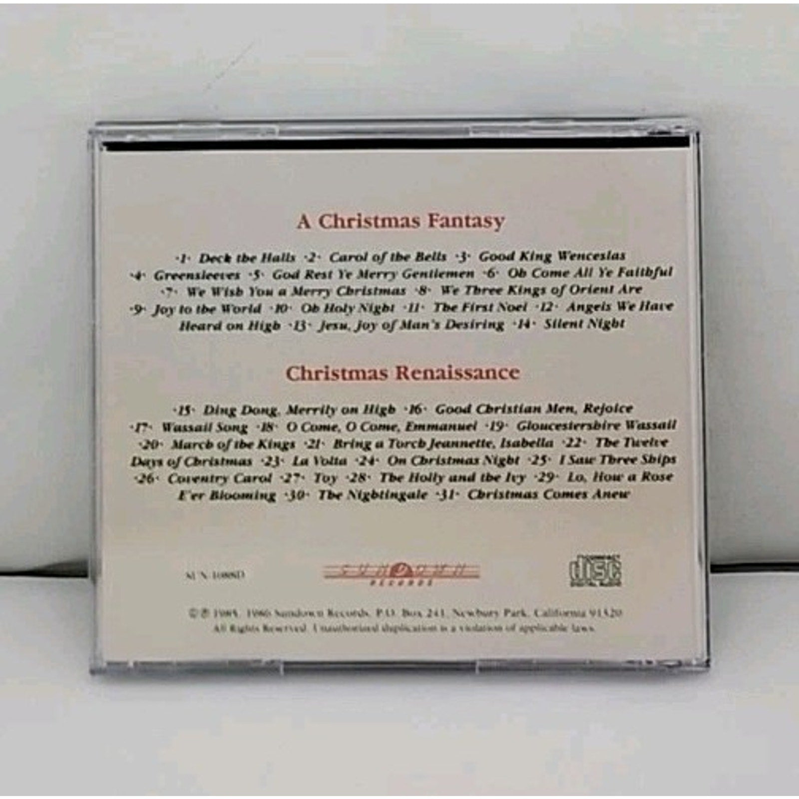 Richard Searles & Gilbert Yslas A Christmas Gift CD EDM1088-2