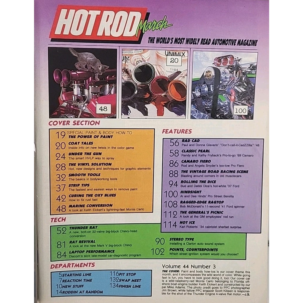 Hot Rod Magazine March 1991