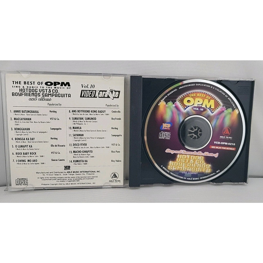 The Best Of OPM Vol. 10 Sing & Dance Ti The Music Of Hotddog, Vst & Co.,...