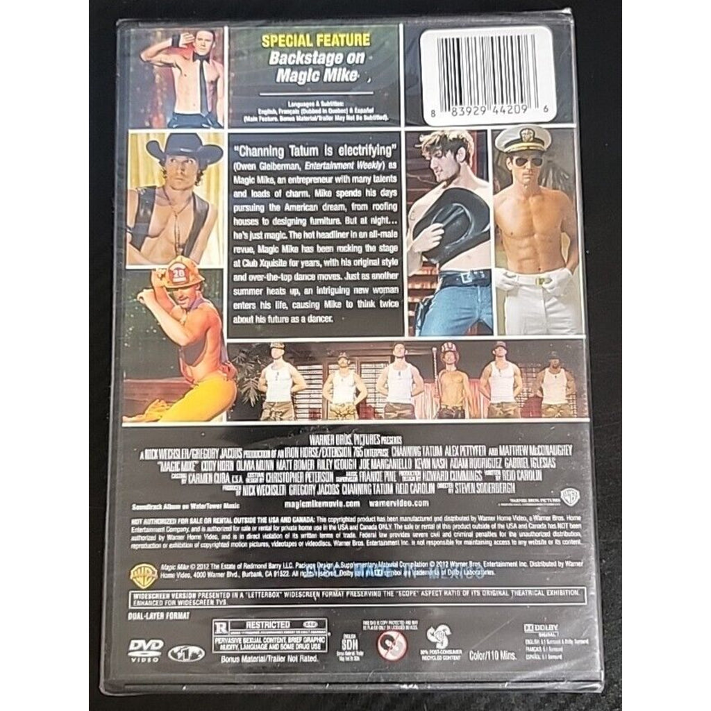 Magic Mike (DVD, 2012) *Brand New*