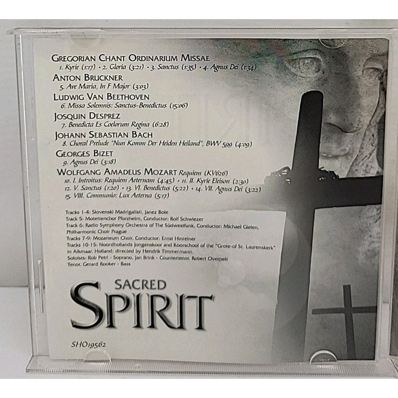 Sacred Spirit CD (Bach, Beethoven, Mozart)