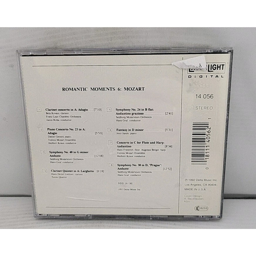 Vol. 6 Mozart by Mozart / Kraus / Janson / Liszt Chamber Orchestra (CD, 1993)