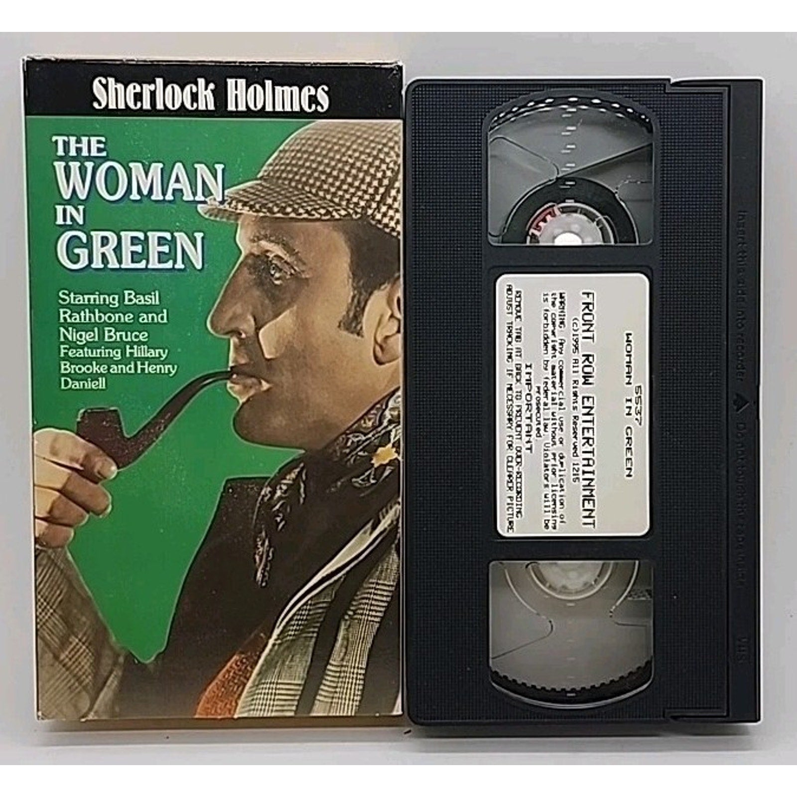 Sherlock Holmes: The Woman in Green (VHS)