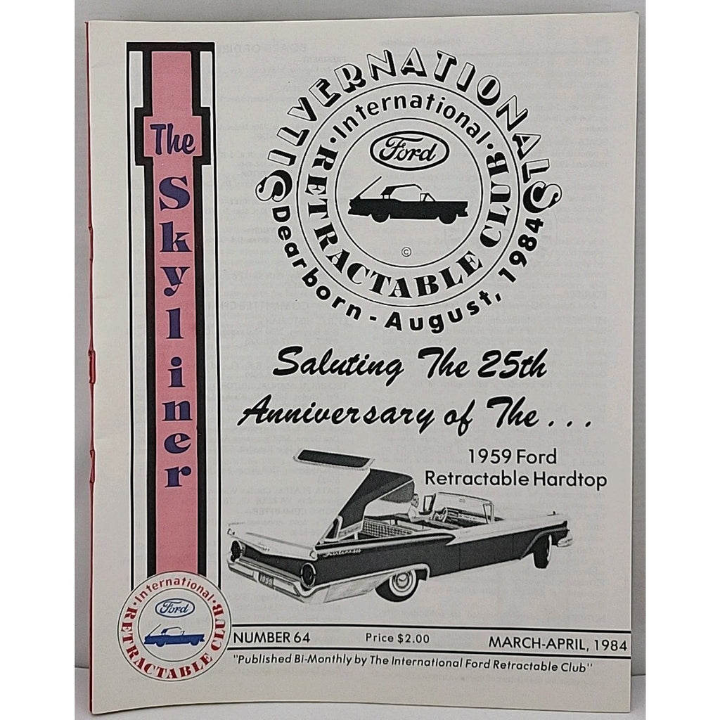 The Skyliner - International Retractable Club - March-April 1984 Number 64