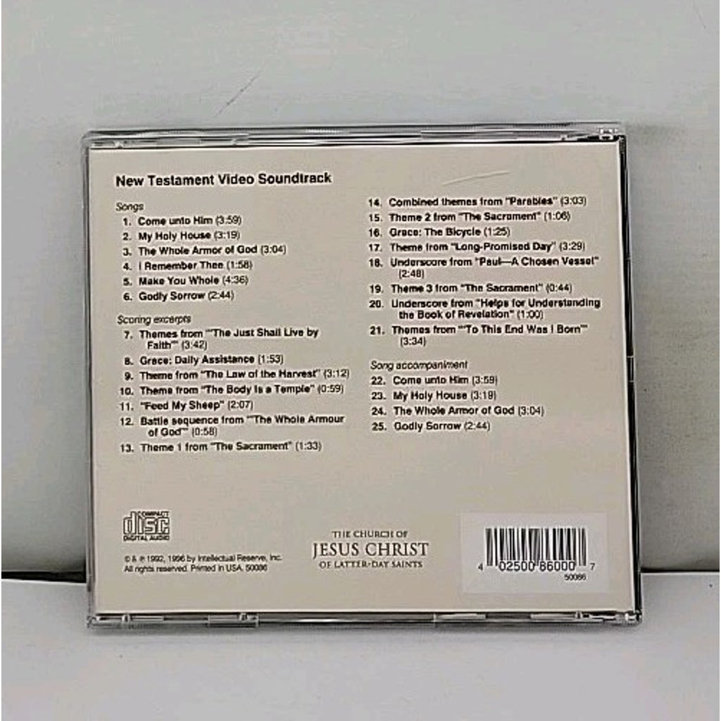 New Testament Video Soundtrack - Music CD LDS ~ Mormon