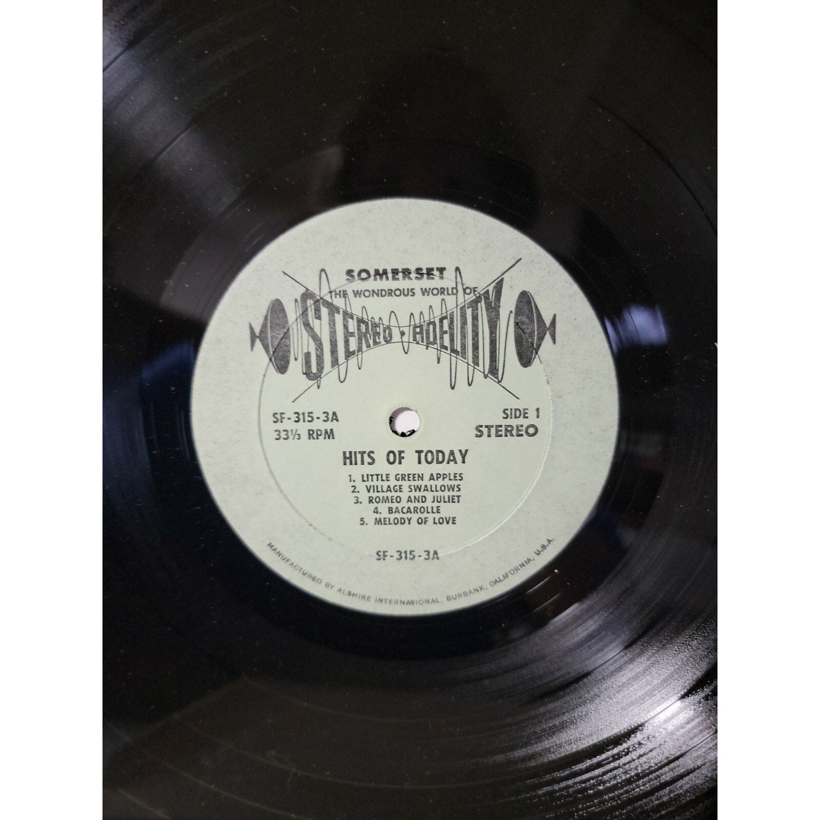 Various - Hits Of Today Vinyl (3)(Vinyl)