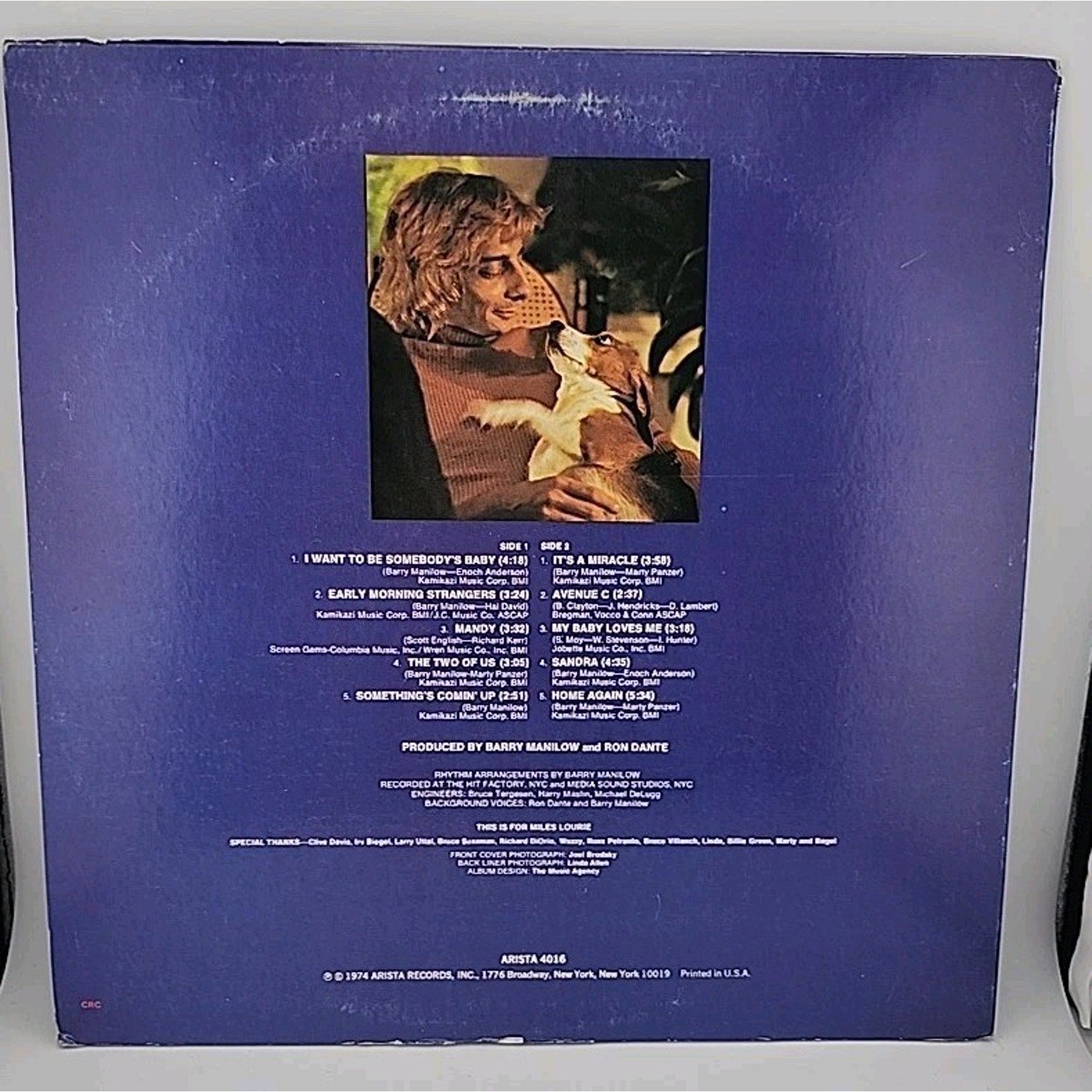 Barry Manilow "Barry Manilow II" (1974) Vinyl LP Record Album