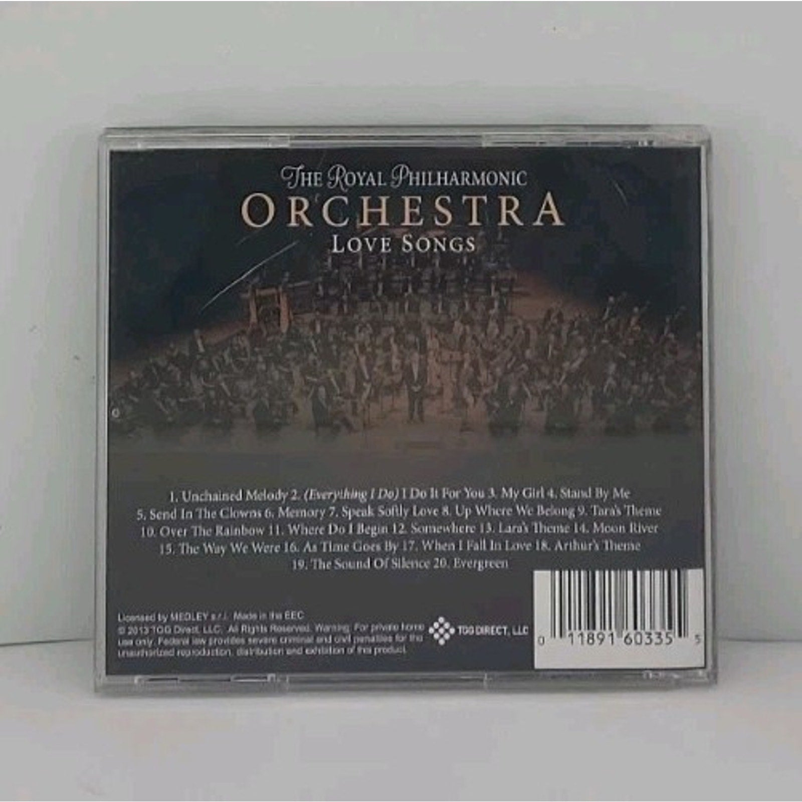 Love Songs by Royal Philharmonic Orchestra (CD, 2016)