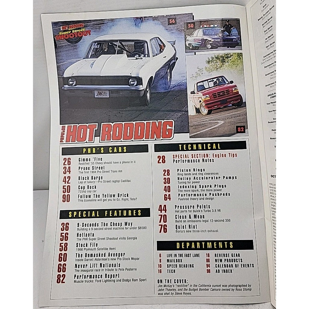 Popular Hot Rodding Magazine - October 1994 - Volume 34 Number 10