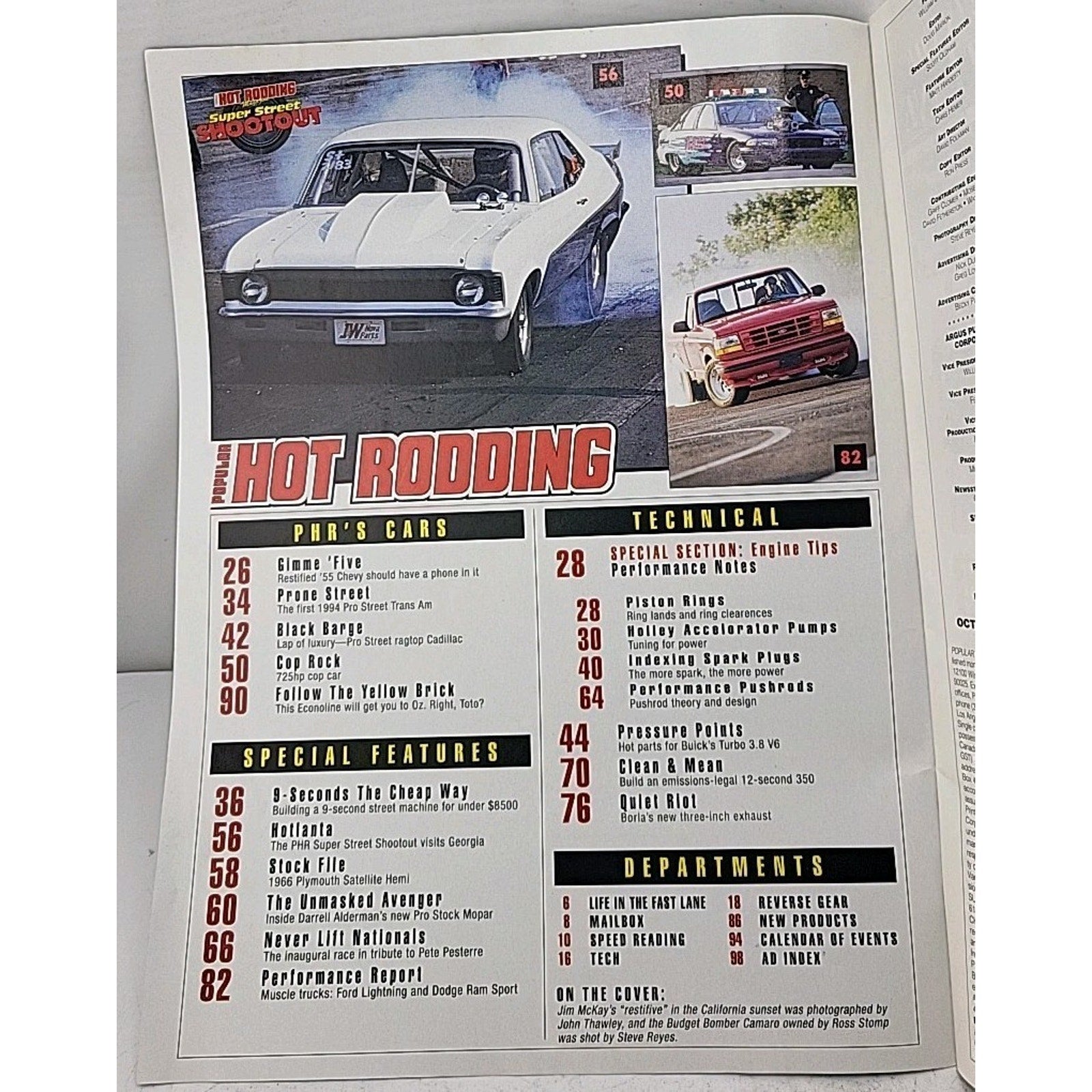 Popular Hot Rodding Magazine - October 1994 - Volume 34 Number 10
