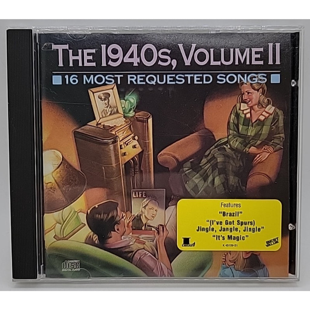 Vol. 2-1940's 16 Most Requested Songs by Various (CD, 1989)