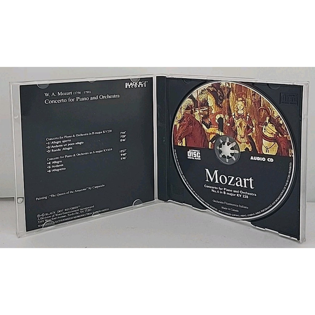 Mozart Concerto for Piano & Orchestra No. 6 B major KV 238, No. 12 in A ... CD