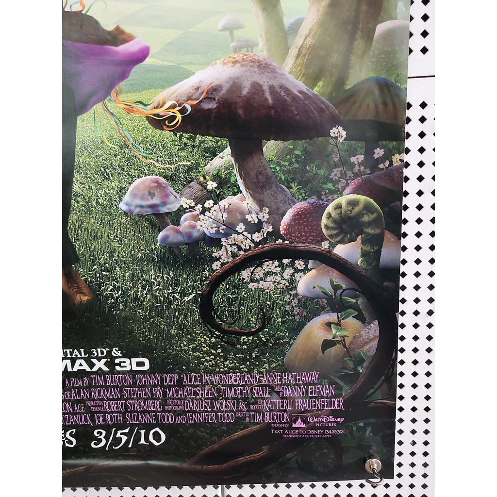 Alice In Wonderland -2010- Original 27x40 Movie Poster- Final Style-Johnny Depp