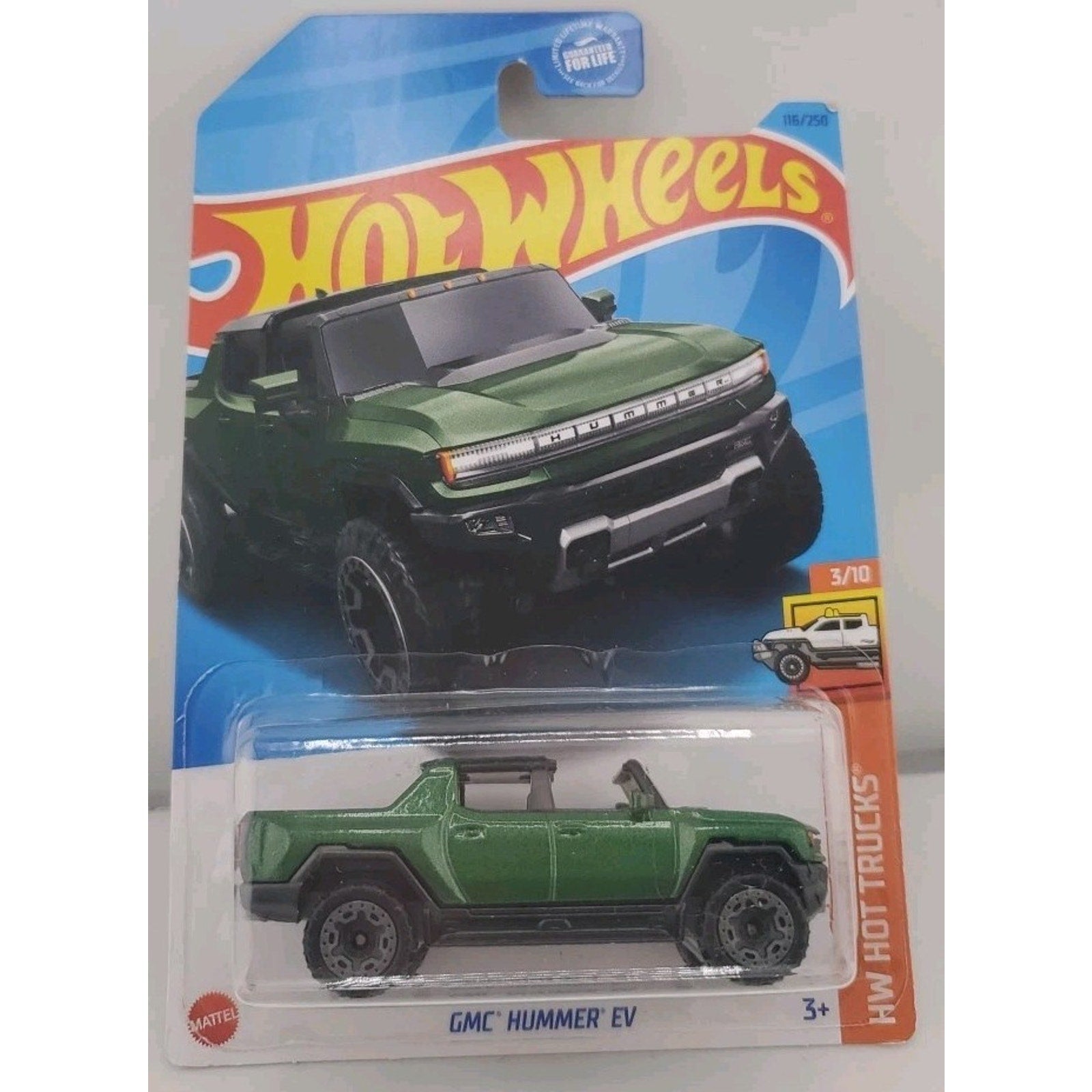 Hot Wheels GMC Hummer EV #116/250 HW Hot Trucks #3/10 Green