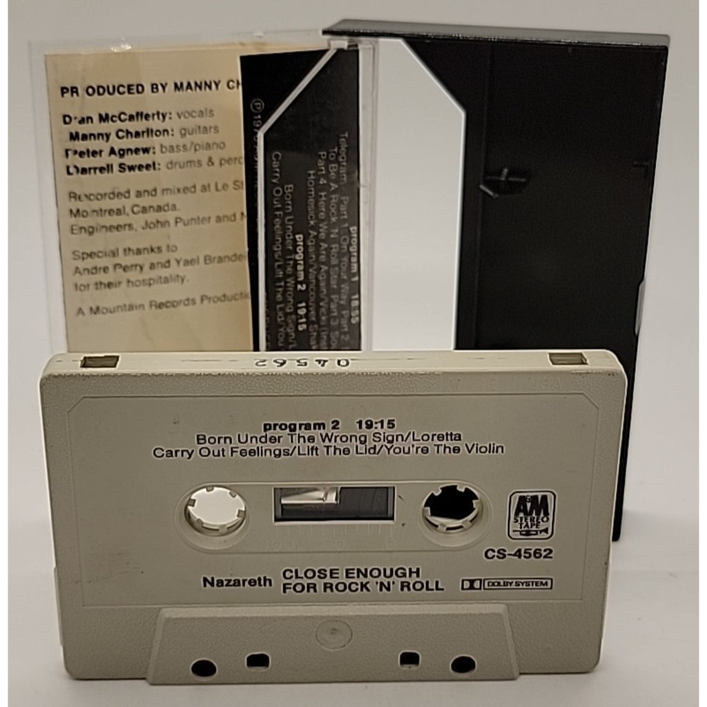 Nazareth Close Enough for Rock 'N' Roll (Cassette)